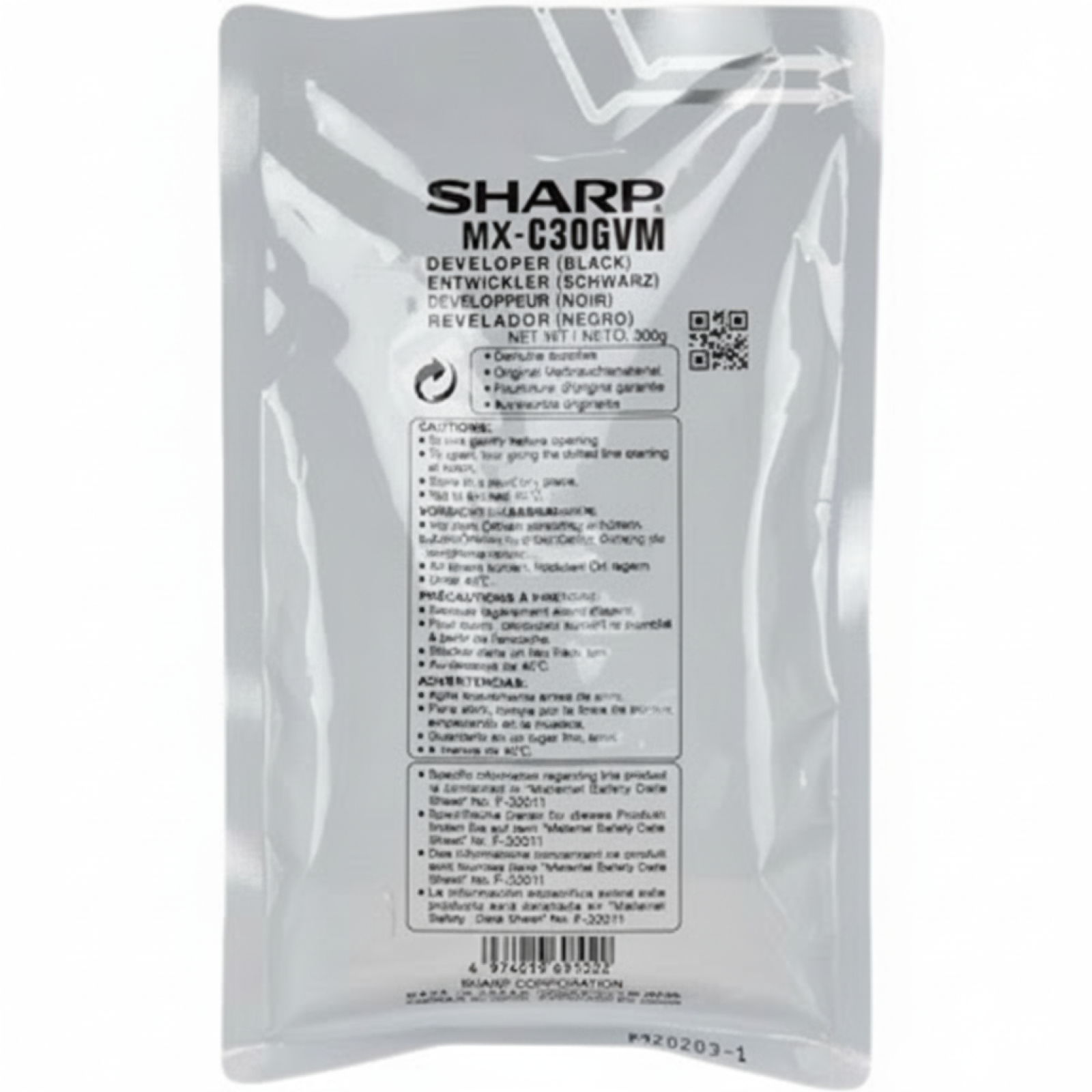 Developer Oryginalny Sharp MX-C30GVM (MX-C30GVM) (Purpurowy)