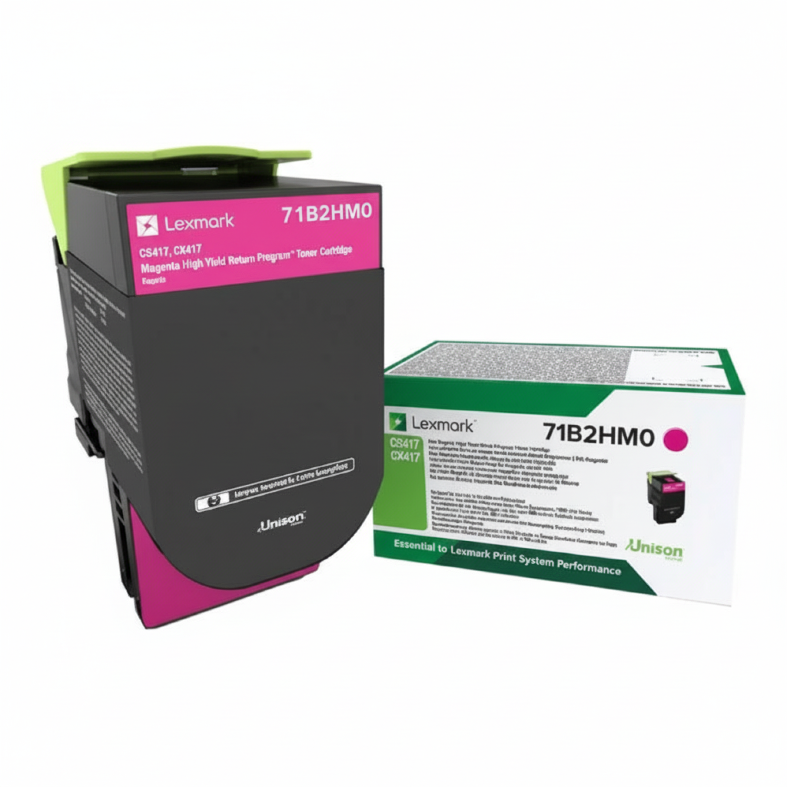 Toner Oryginalny Lexmark 71B (71B2HM0) (Purpurowy)