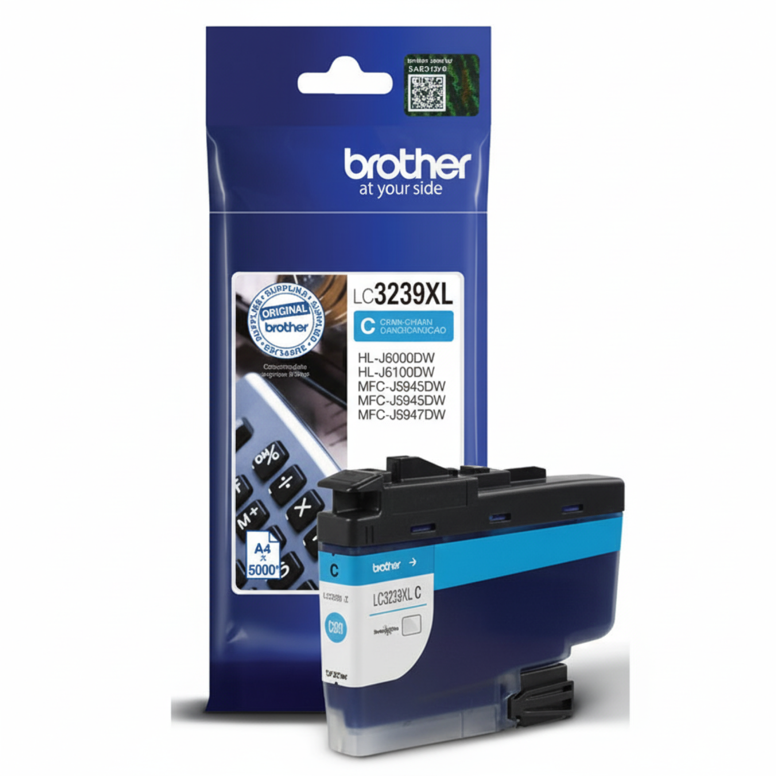 Tusz Oryginalny Brother LC-3239 XL C (LC-3239XLC) (Błękitny)