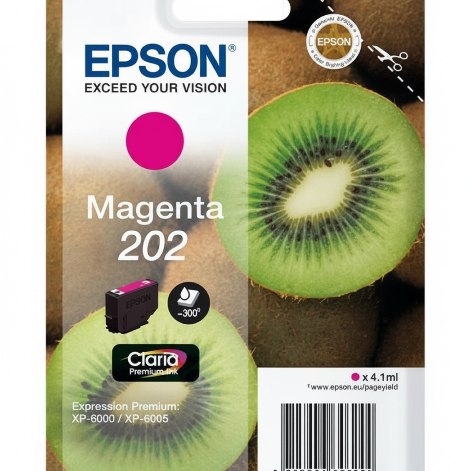 Tusz Oryginalny Epson 202 (C13T02F34010) (Purpurowy)