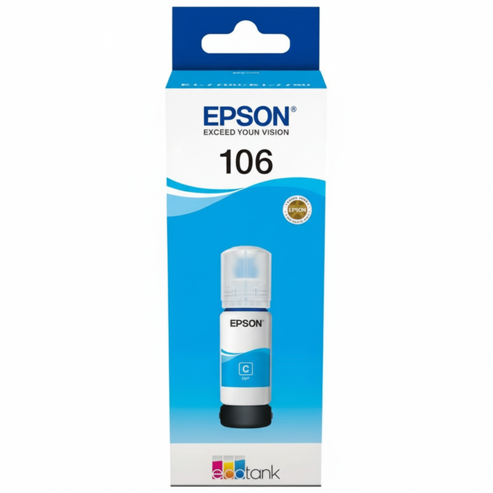 Tusz Oryginalny Epson 106 (C13T00R240) (Błękitny)