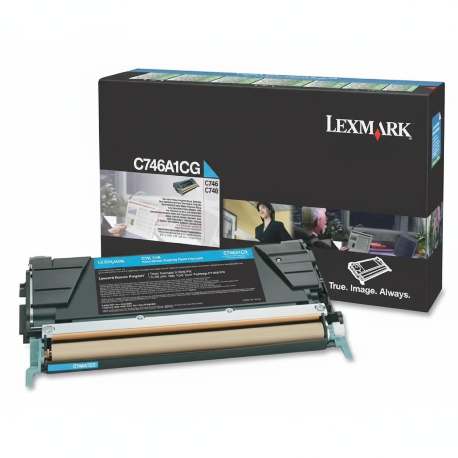 Toner Oryginalny Lexmark C746A1CG (C746A1CG) (Błękitny)