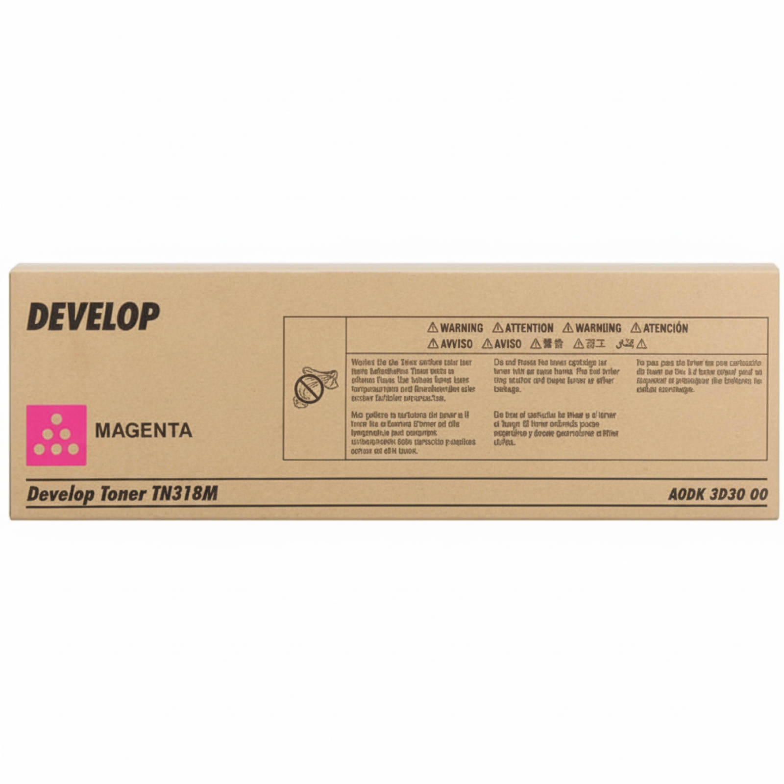 Toner Oryginalny Develop TN-318M (A0DK3D3) (Purpurowy)