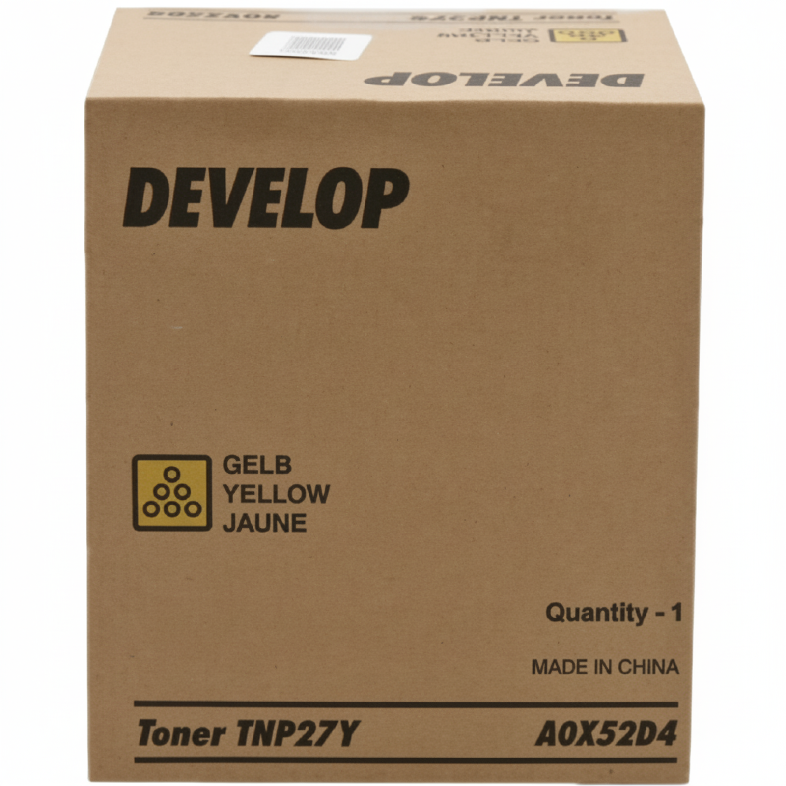 Toner Oryginalny Develop TNP-27Y (A0X52D4) (Żółty)