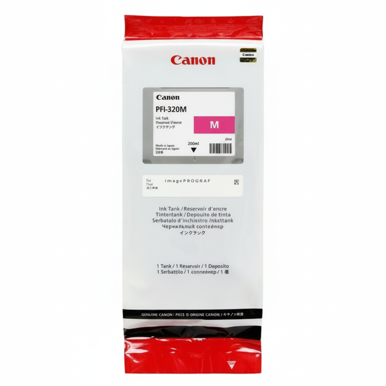 Tusz Oryginalny Canon PFI-320M (2892C001) (Purpurowy)