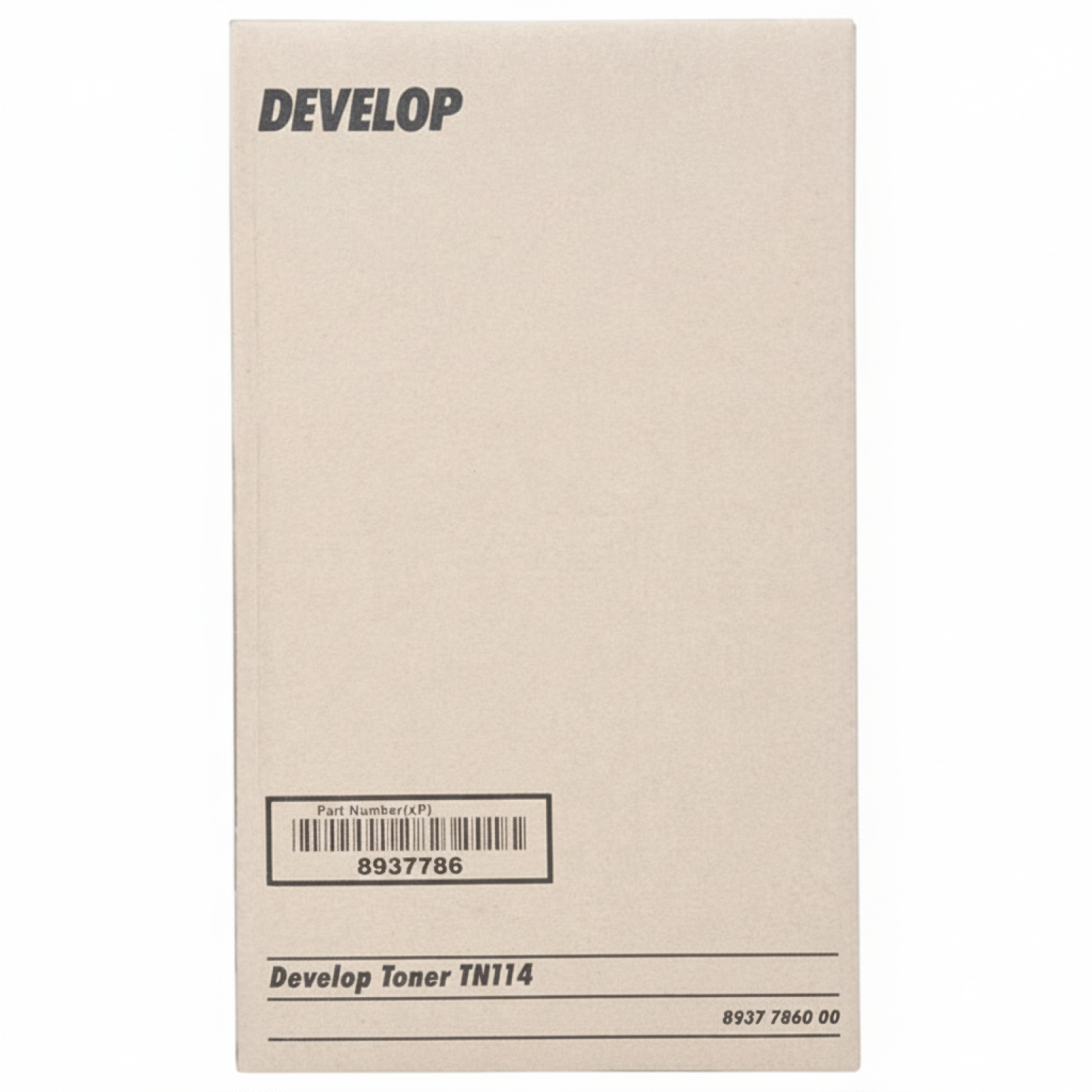 Tonery Oryginalne Develop TN-114 (8937786) (Czarne) (dwupak)