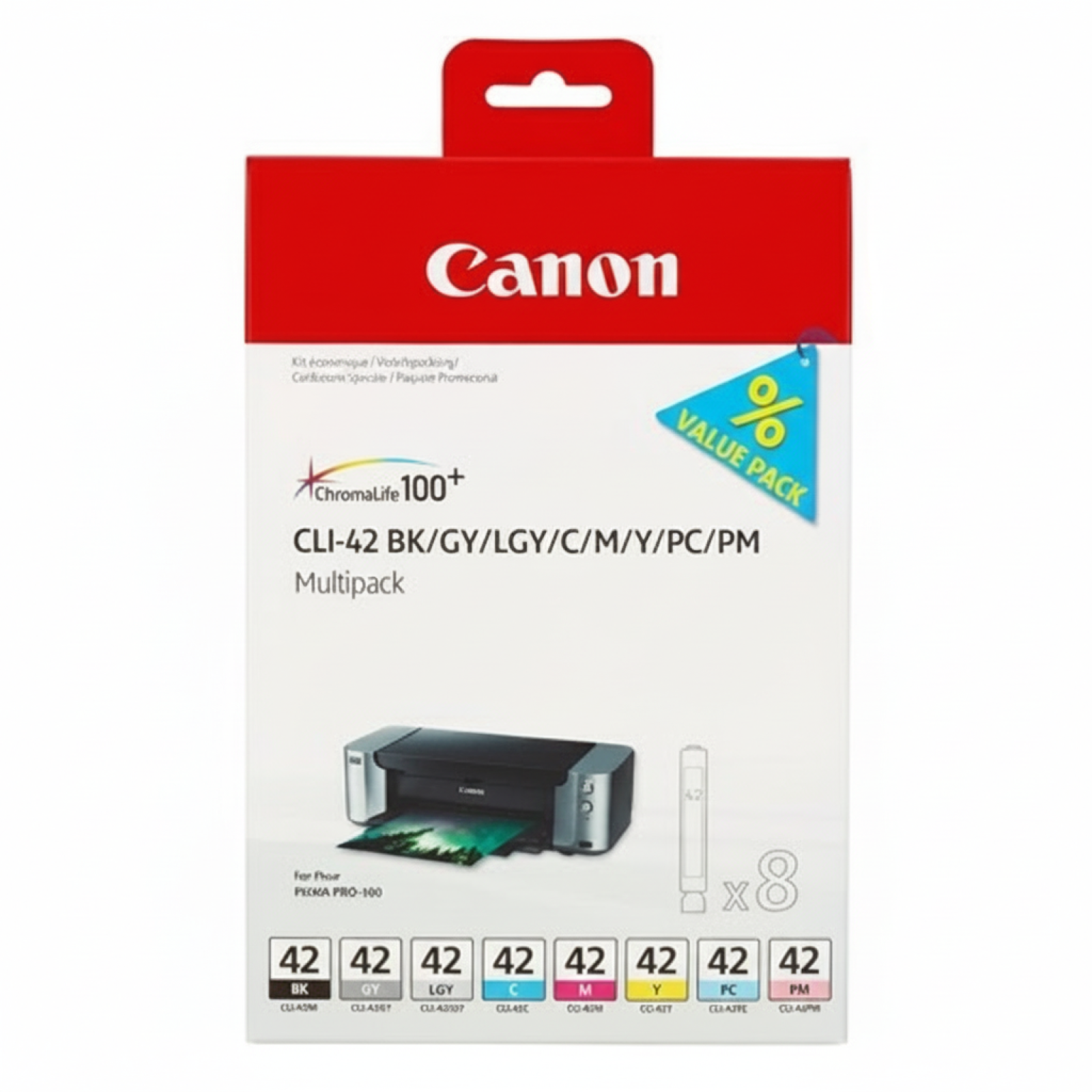 Tusze Oryginalne Canon CLI-42 MULTI PACK (6384B010) (komplet)