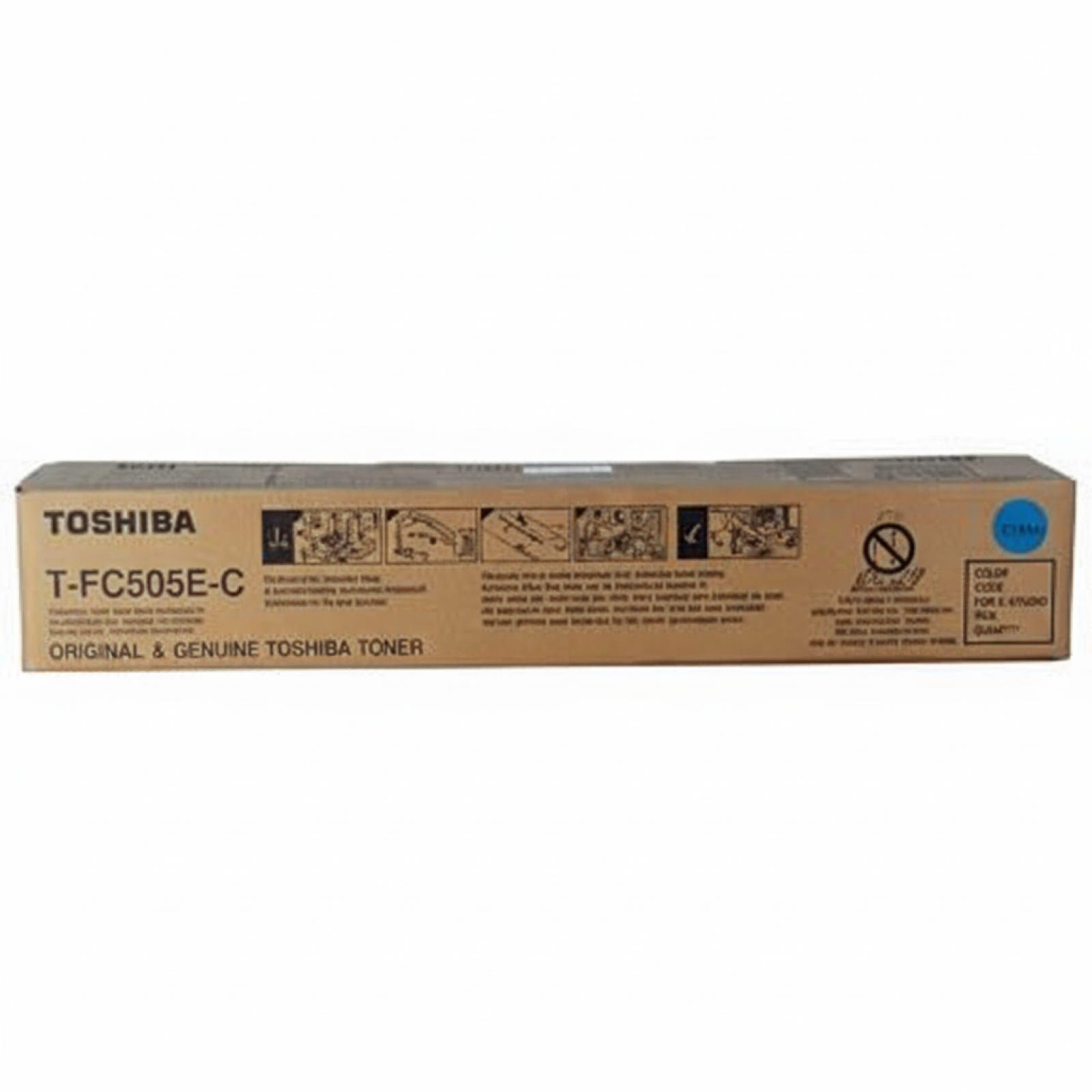 Toner Oryginalny Toshiba T-FC505E-C (6AJ00000135) (Błękitny)
