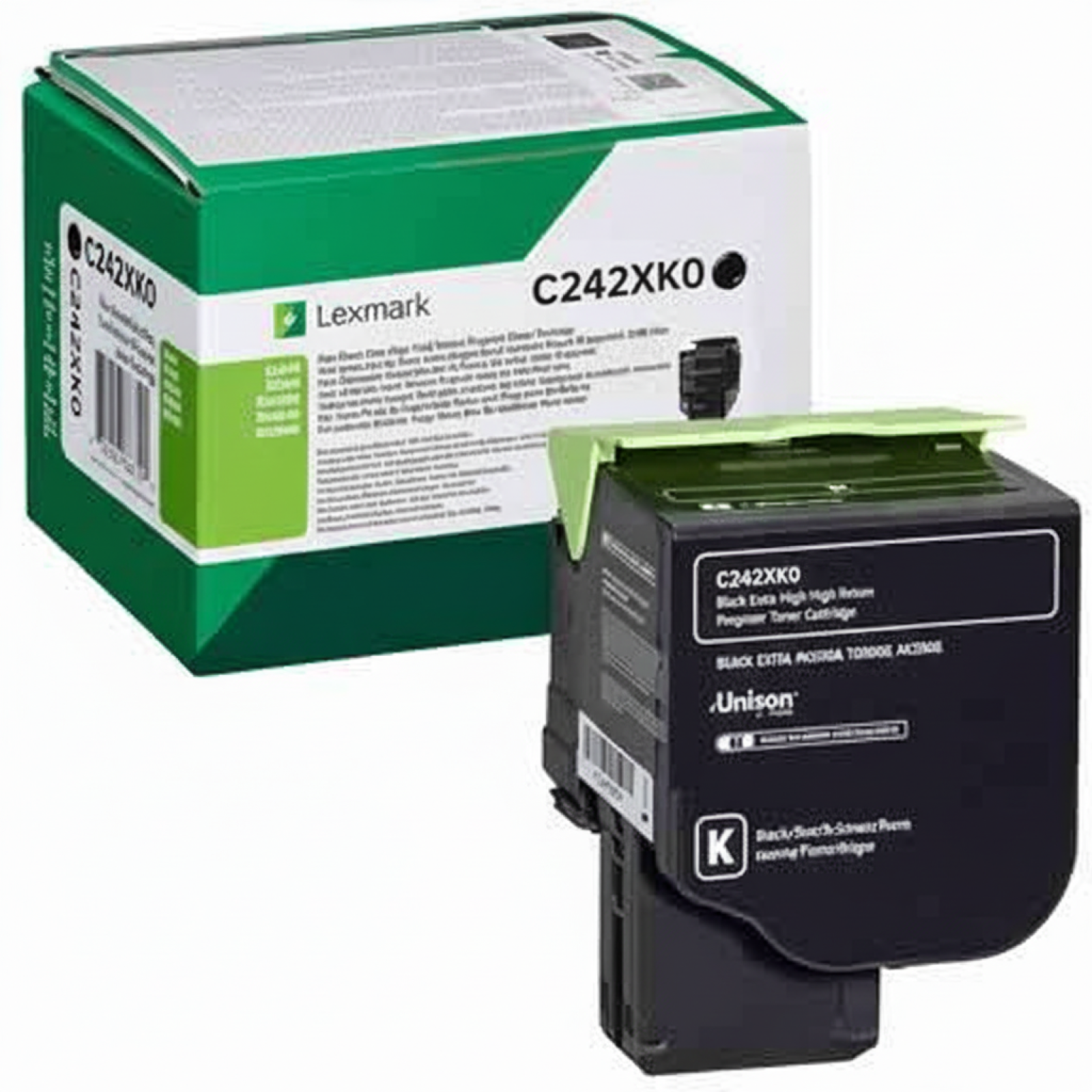 Toner Oryginalny Lexmark C242 (C242XK0) (Czarny)