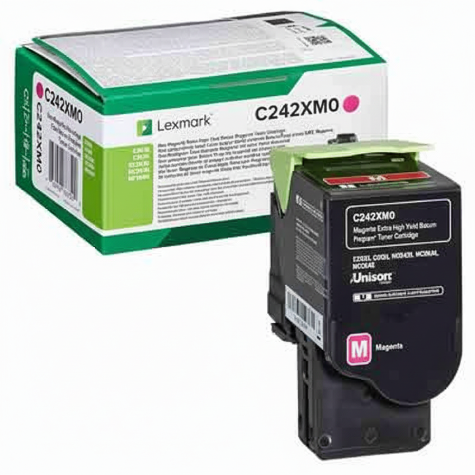 Toner Oryginalny Lexmark C242 (C242XM0) (Purpurowy)