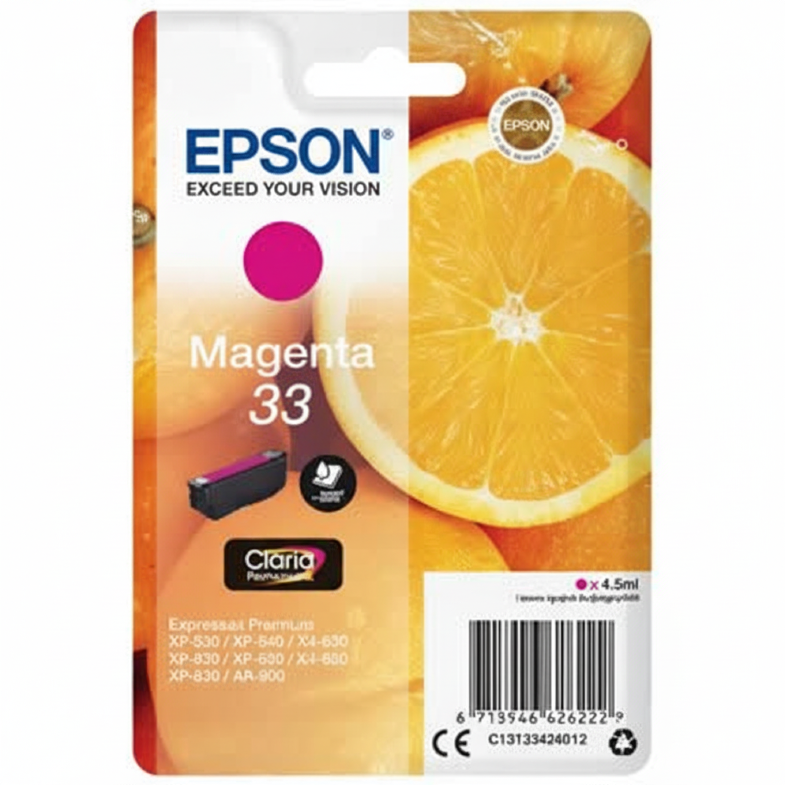 Tusz Oryginalny Epson T3343 (C13T33434012) (Purpurowy)