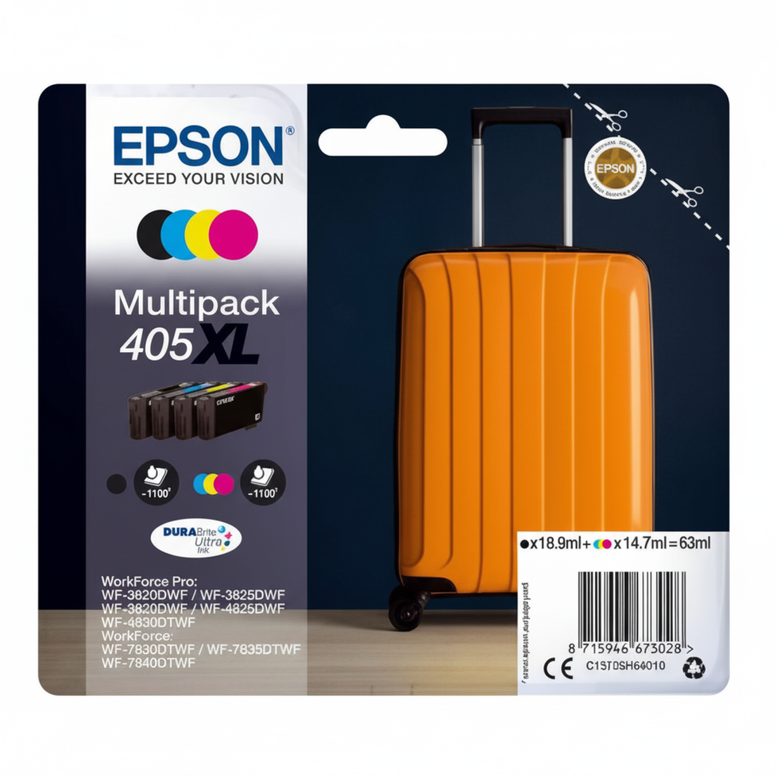 Tusze Oryginalne Epson 405 XL CMYK (C13T05H64010) (komplet)