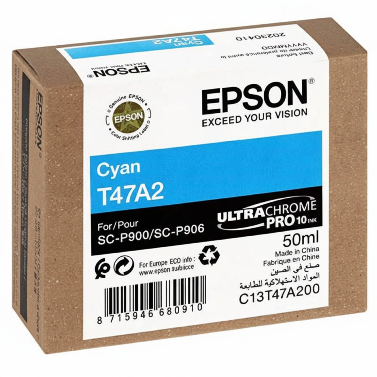Tusz Oryginalny Epson T47A2 (C13T47A200) (Błękitny)