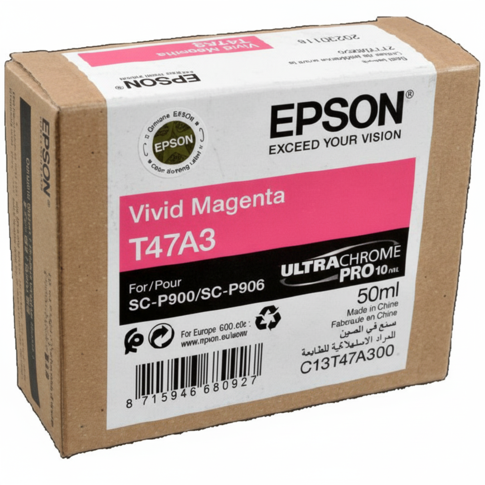 Tusz Oryginalny Epson T47A3 (C13T47A300) (Purpurowy)