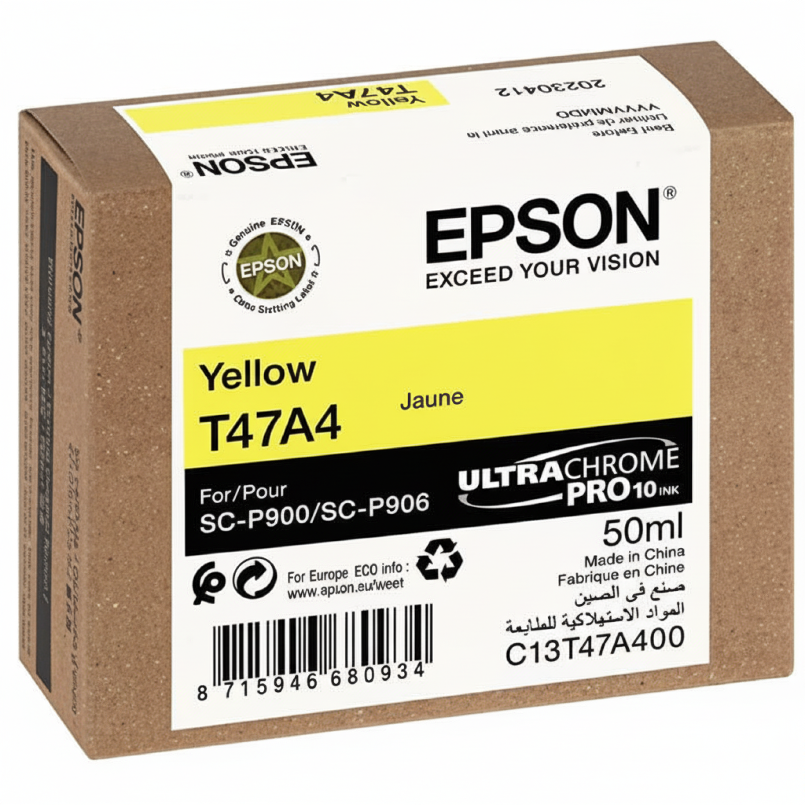 Tusz Oryginalny Epson T47A4 (C13T47A400) (Żółty)