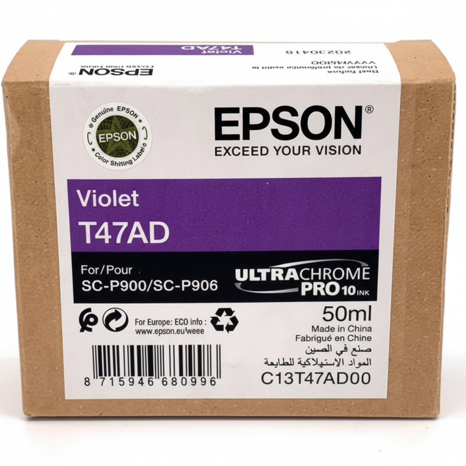 Tusz Oryginalny Epson T47AD (C13T47AD00) (Fioletowy)