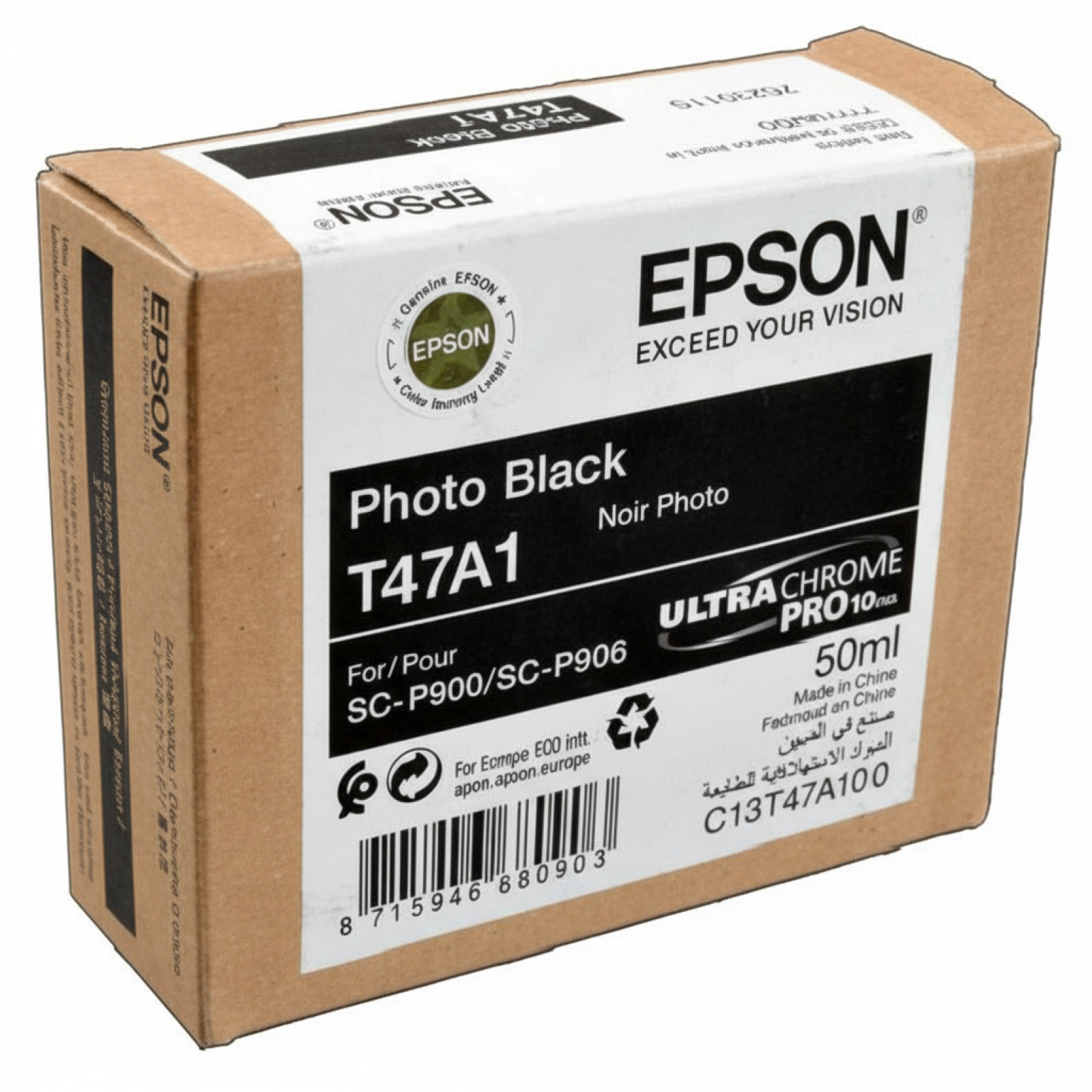 Tusz Oryginalny Epson T47A1 (C13T47A100) (Czarny Foto)