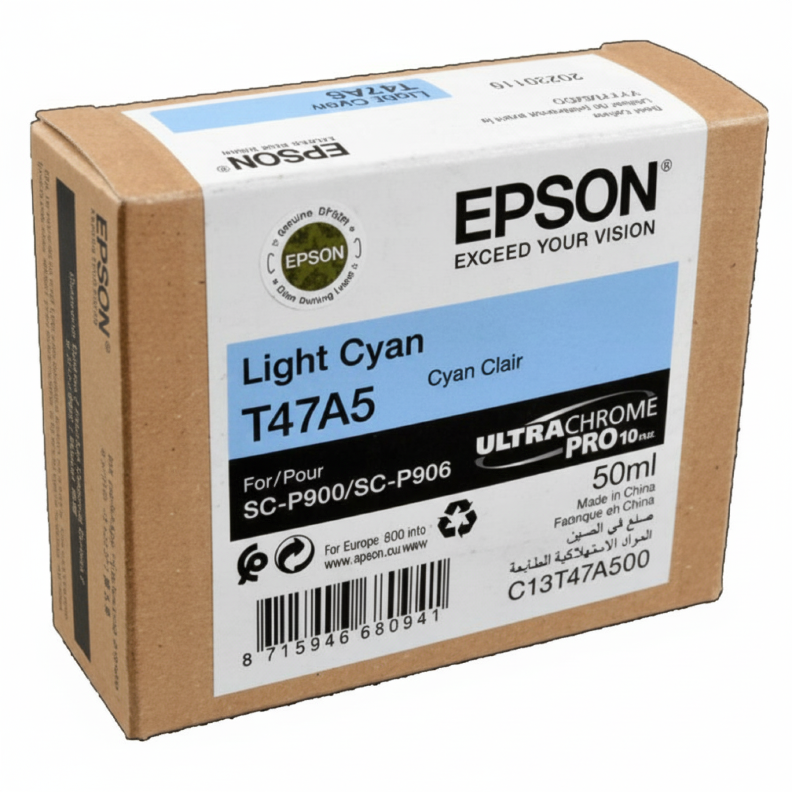 Tusz Oryginalny Epson T47A5 (C13T47A500) (Jasny błękitny)