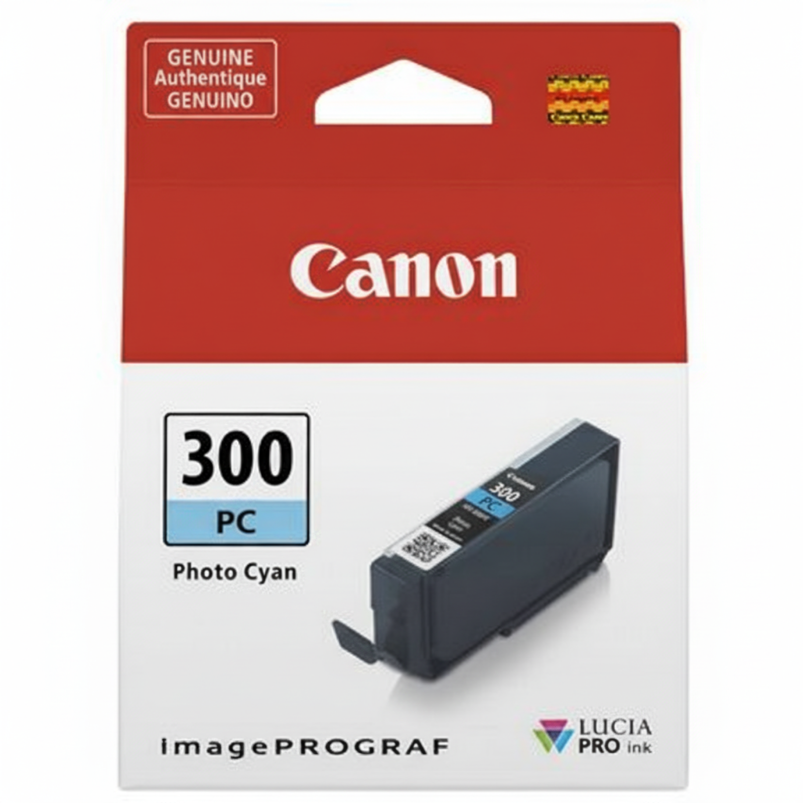 Tusz Oryginalny Canon PFI-300PC (PFI300PC) (Błękitny Foto)