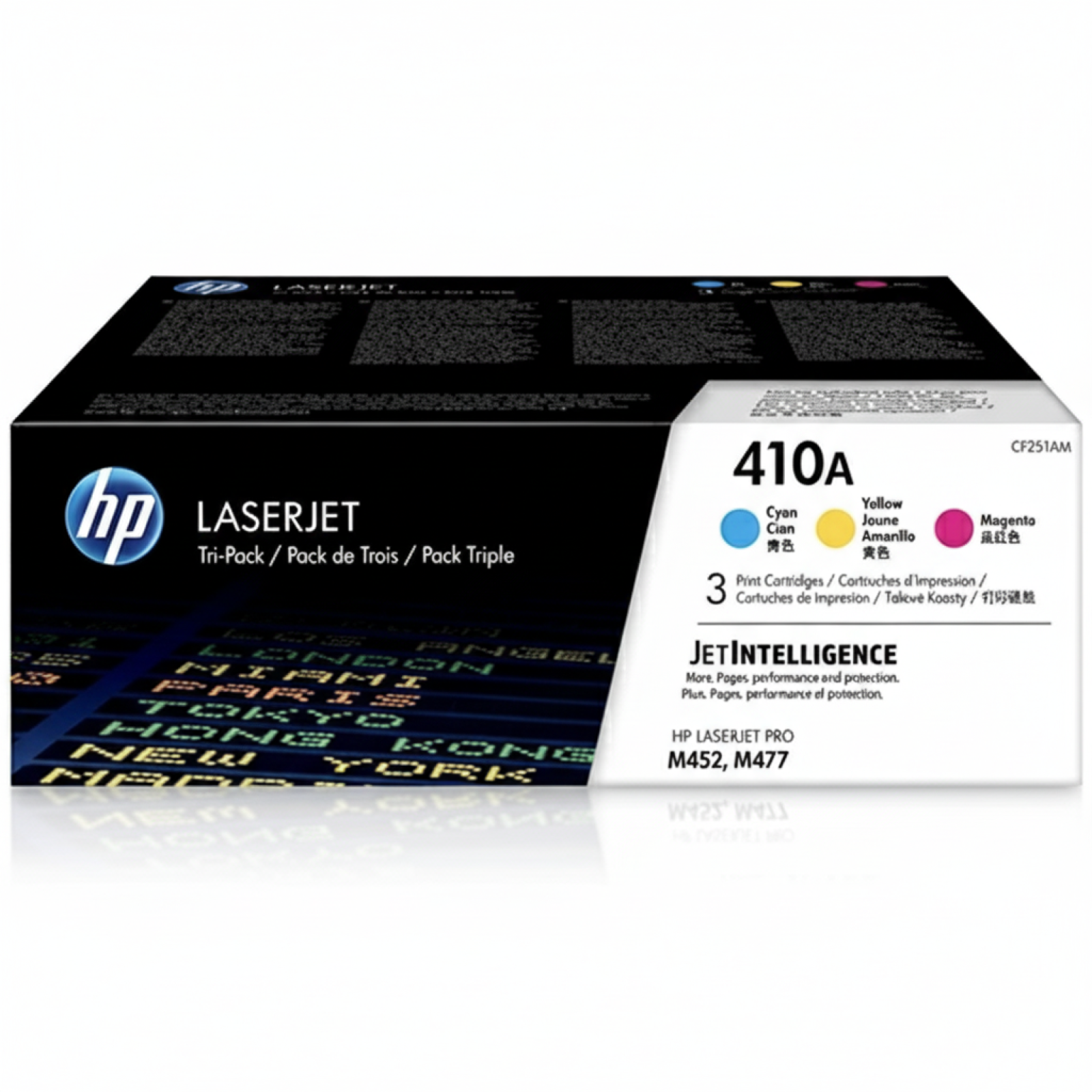Tonery Oryginalne HP 410A (CF251AM) (trójpak)