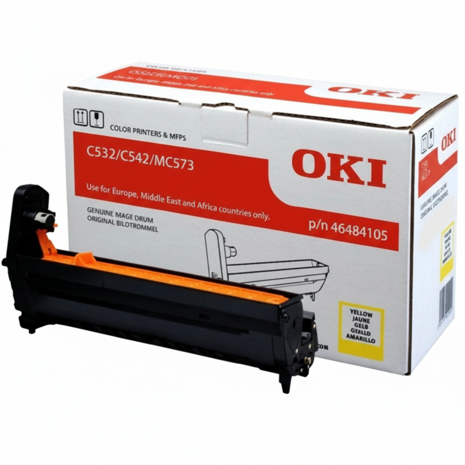 Bęben Oryginalny Oki C532 (46484105) (Żółty)