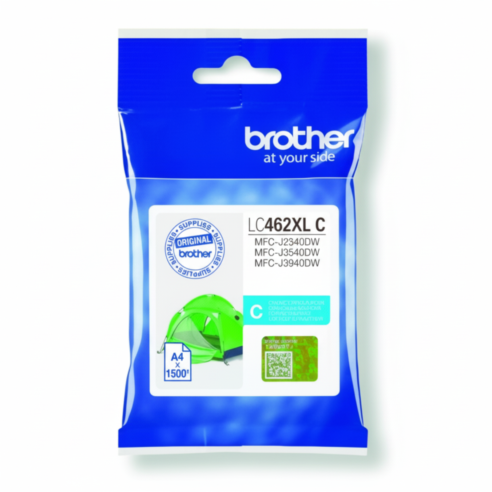 Tusz Oryginalny Brother LC-462 XL C (LC462XLC) (Błękitny)