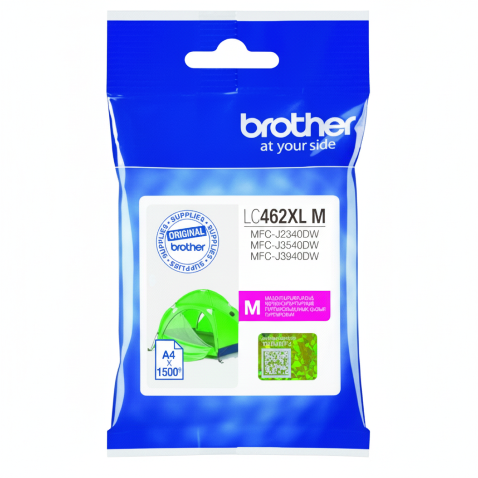 Tusz Oryginalny Brother LC-462 XL M (LC462XLM) (Purpurowy)