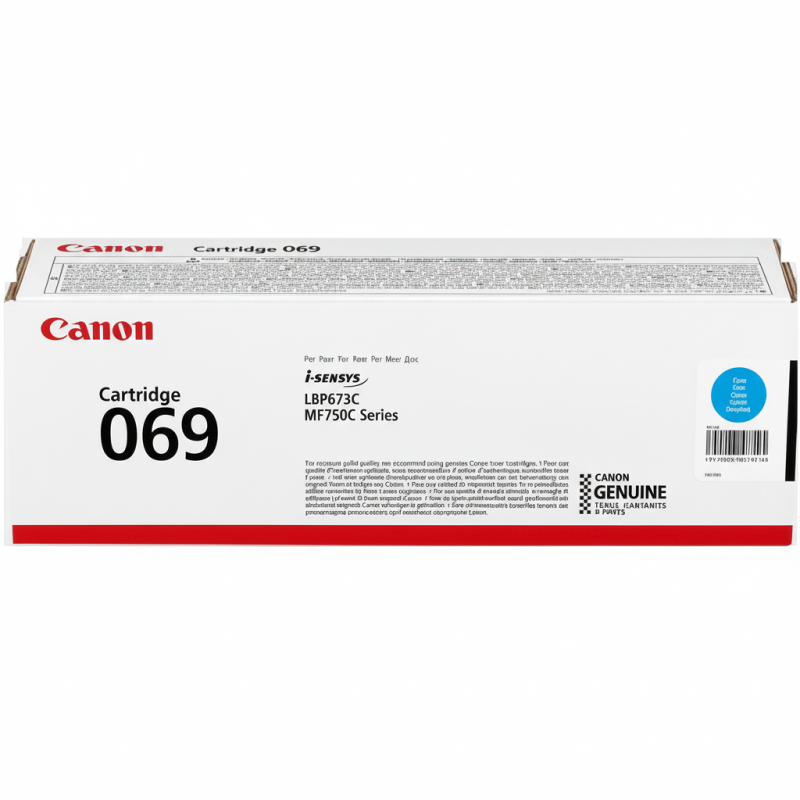 Toner Oryginalny Canon CRG-069 (5093C002) (Błękitny)