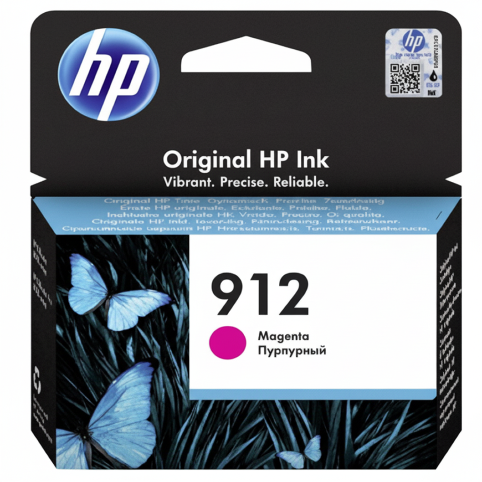 Tusz Oryginalny HP 912 (3YL78AE) (Purpurowy)