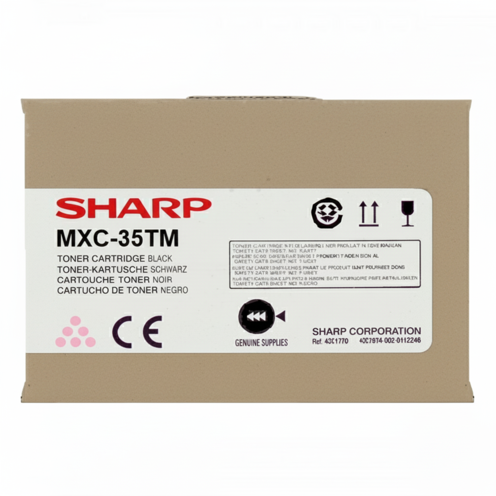 Toner Oryginalny Sharp MX-C35TM (MXC35TM) (Purpurowy)