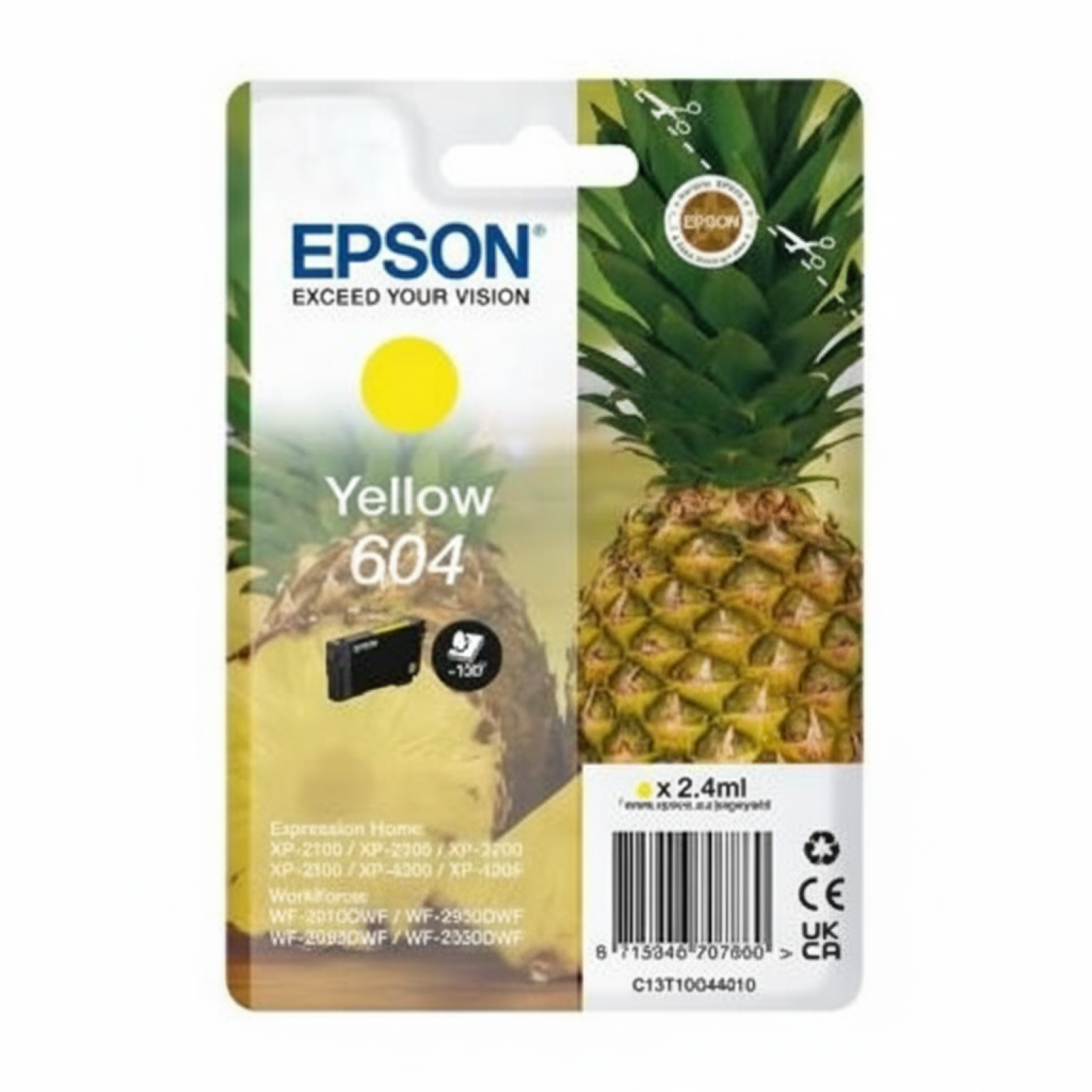 Tusz Oryginalny Epson 604 (C13T10G44010) (Żółty)