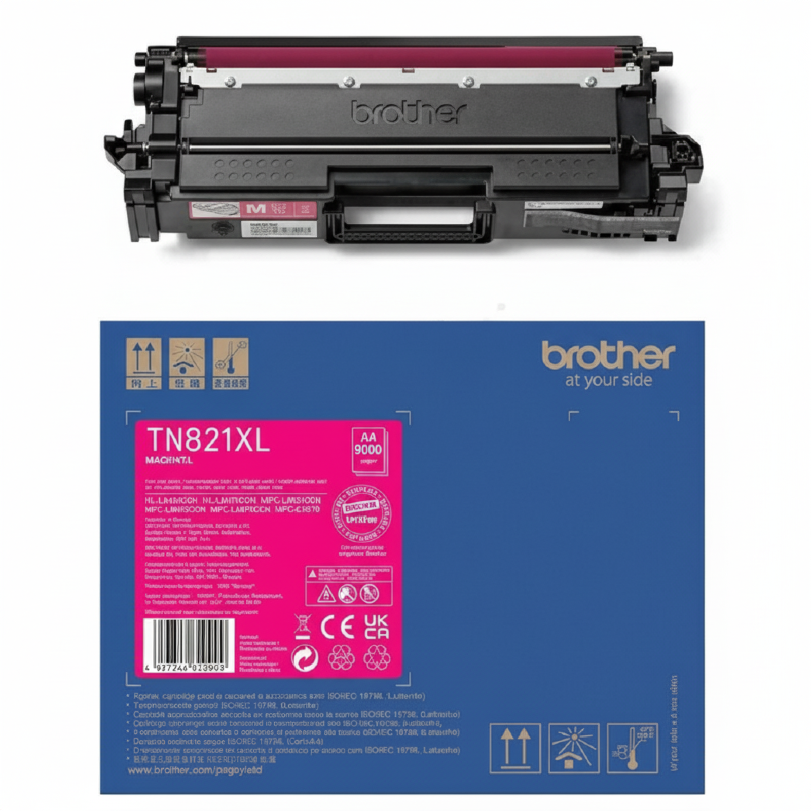 Toner Oryginalny Brother TN-821XLM (TN821XLM) (Purpurowy)