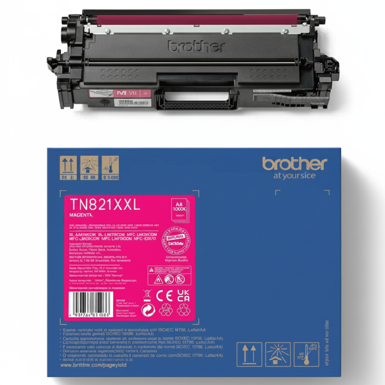 Toner Oryginalny Brother TN-821XXLM (TN821XXLM) (Purpurowy)