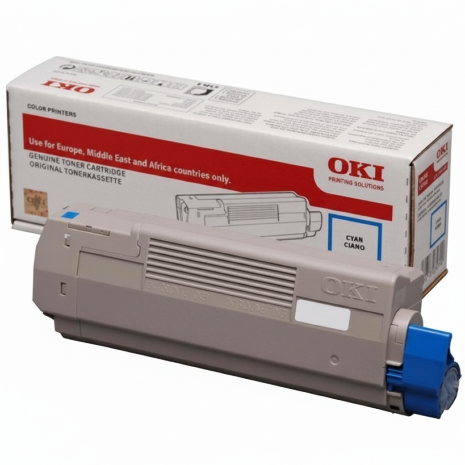 Toner Oryginalny Oki C712 (46507615) (Błękitny)