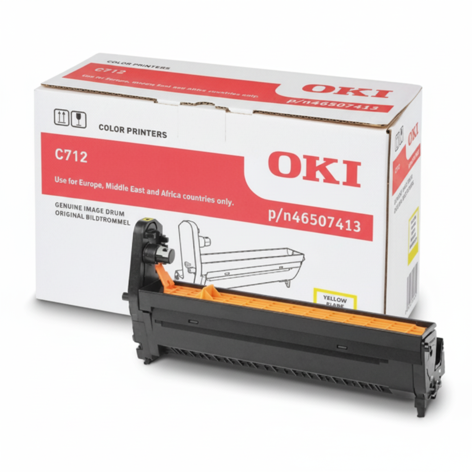 Bęben Oryginalny Oki C712 (46507413) (Żółty)