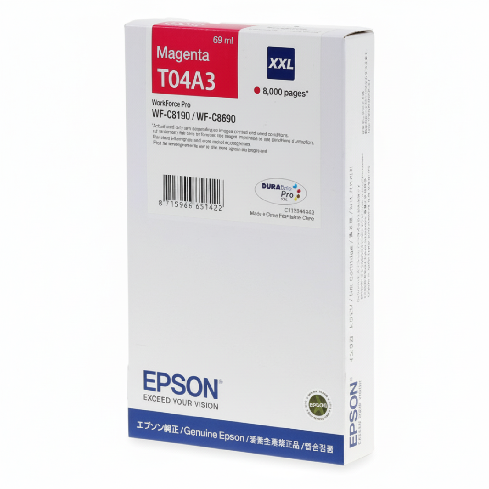 Tusz Oryginalny Epson T04A3 XXL (C13T04A340) (Purpurowy)
