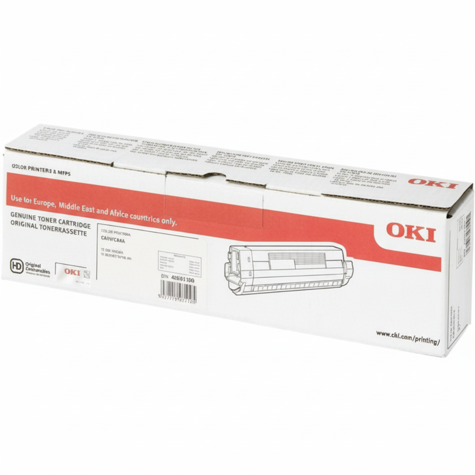 Toner Oryginalny Oki C834 844 (46861305) (Żółty)
