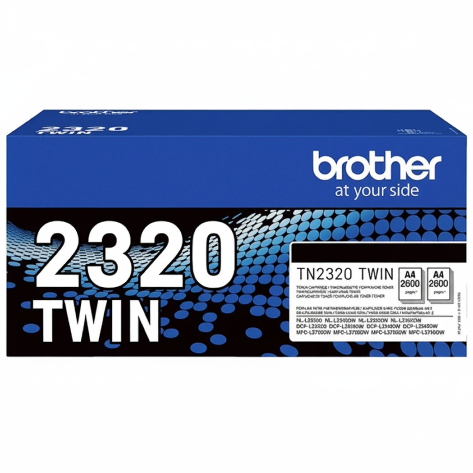 Tonery Oryginalne Brother TN-2320 (TN2320TWIN) (Czarne) (dwupak)