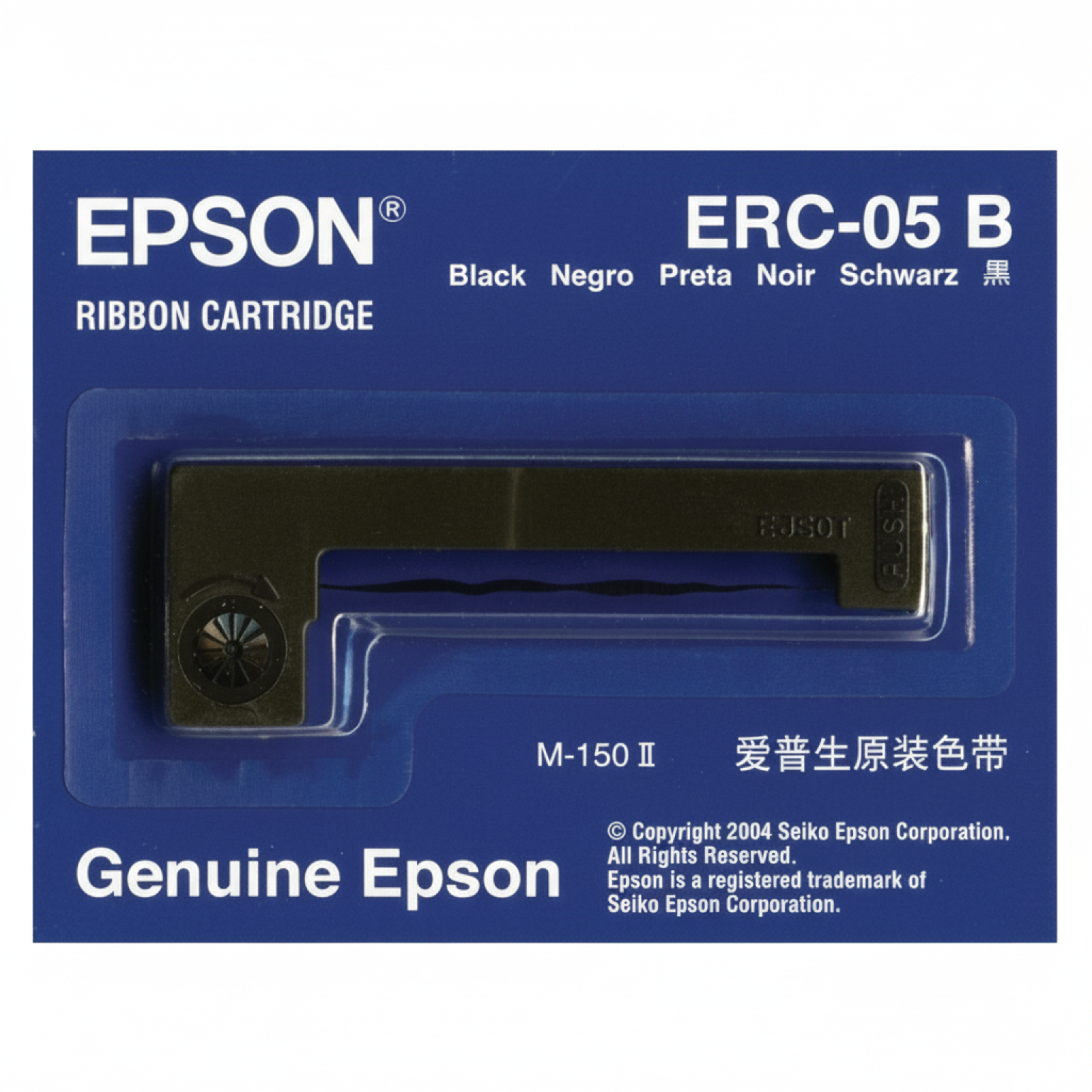 Taśma Barwiąca Oryginalna Epson ERC-05 (C43S015352) (Czarny)