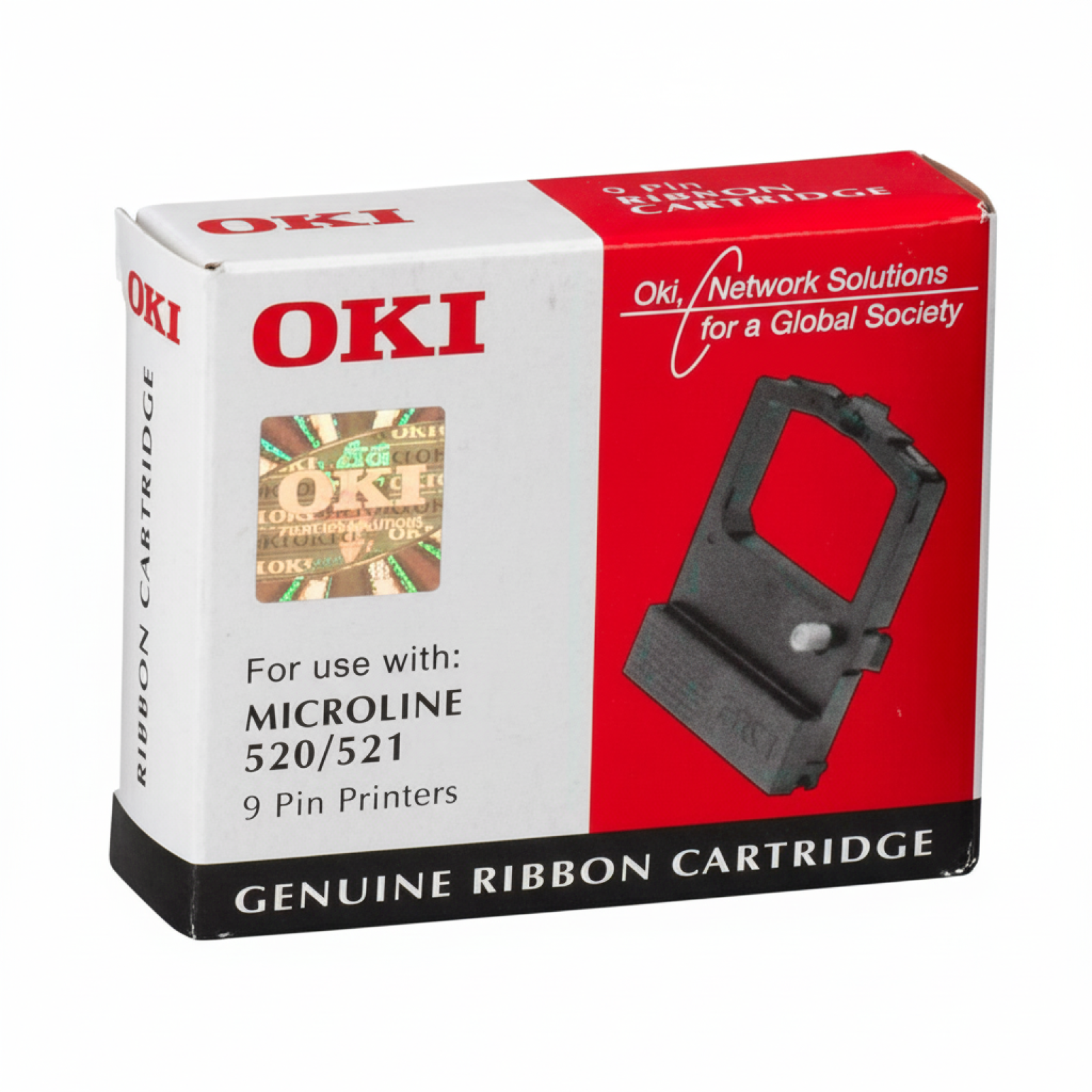 Taśma Barwiąca Oryginalna Oki ML-520 (09002315) (Czarny)