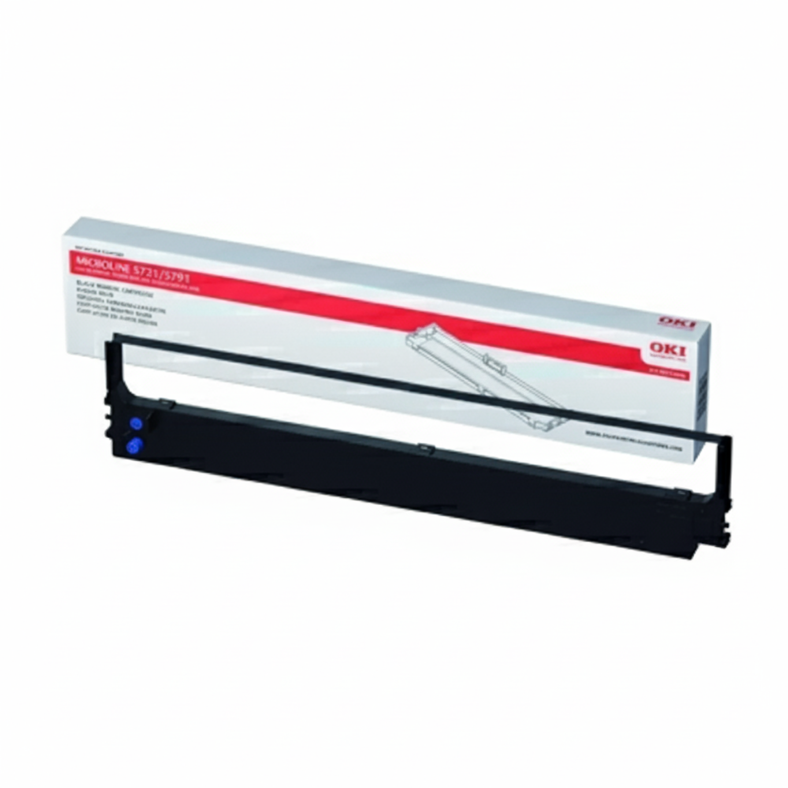 Taśma Barwiąca Oryginalna Oki ML-5721 5791 (44173406) (Czarny)