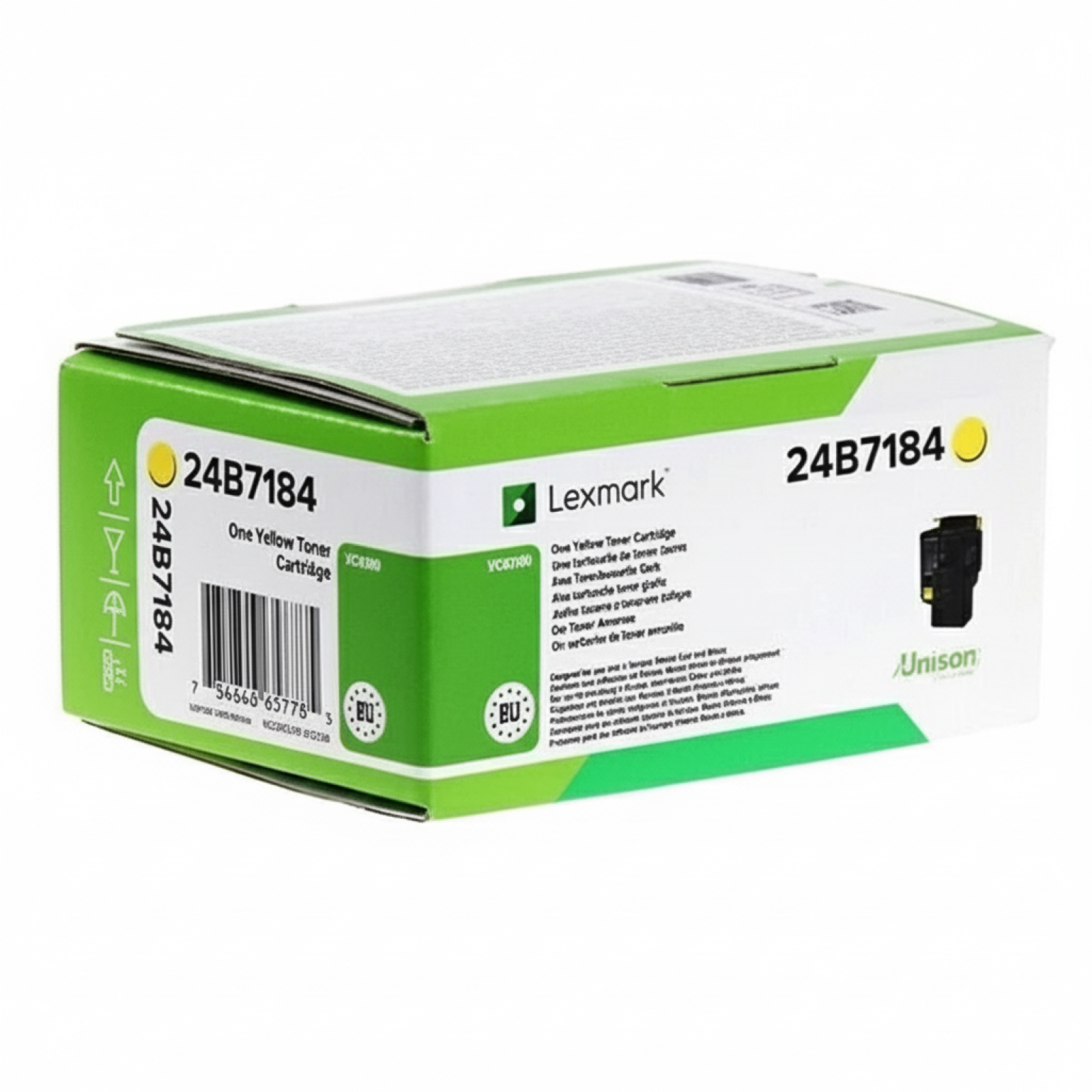 Toner Oryginalny Lexmark 24B7184 (24B7184) (Żółty)