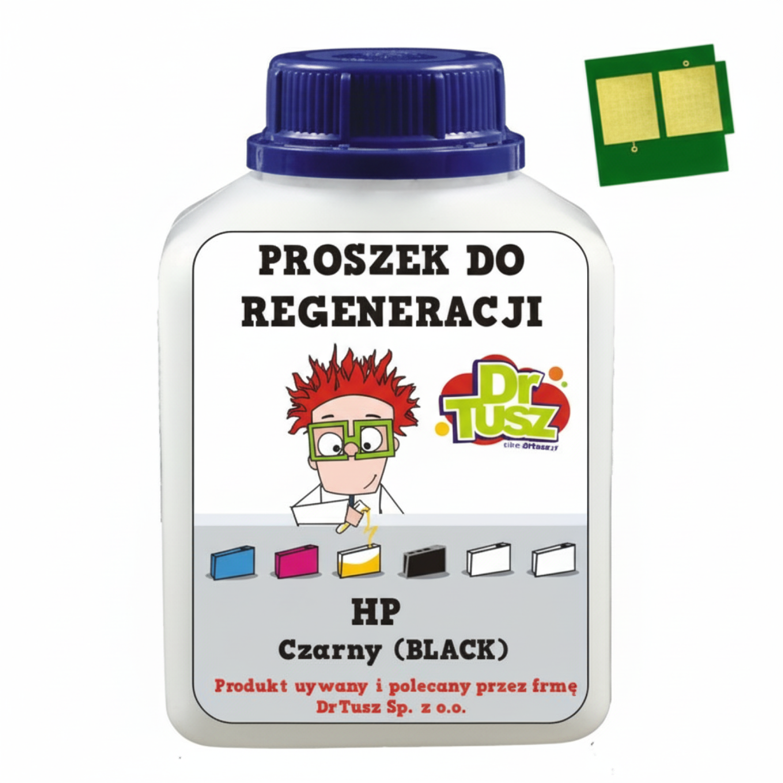 Proszek + Chip do regeneracji wkładu HP 85A (CE285A) (Czarny)