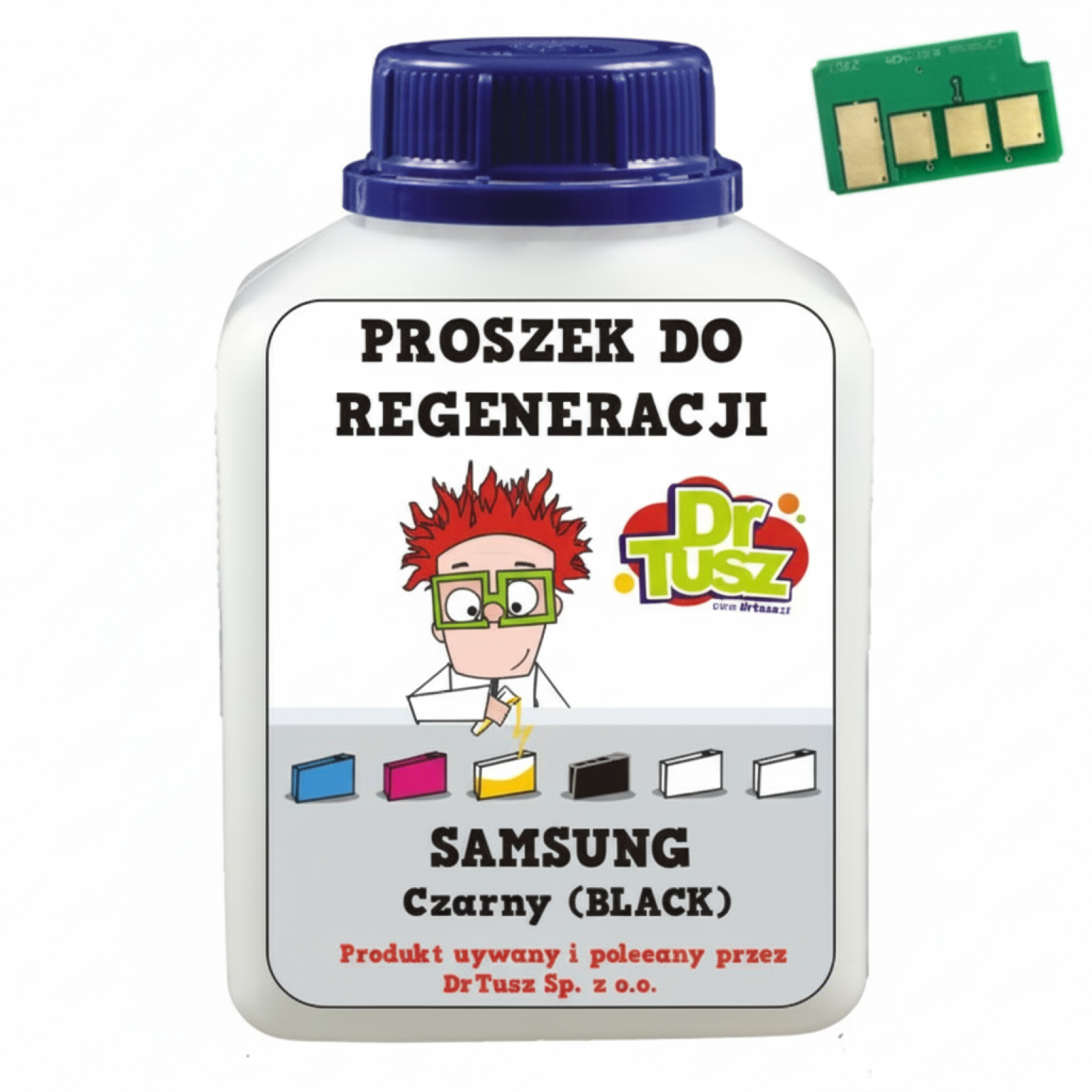 Proszek + Chip do regeneracji wkładu Samsung MLT-D1052L (SU758A) (Czarny)