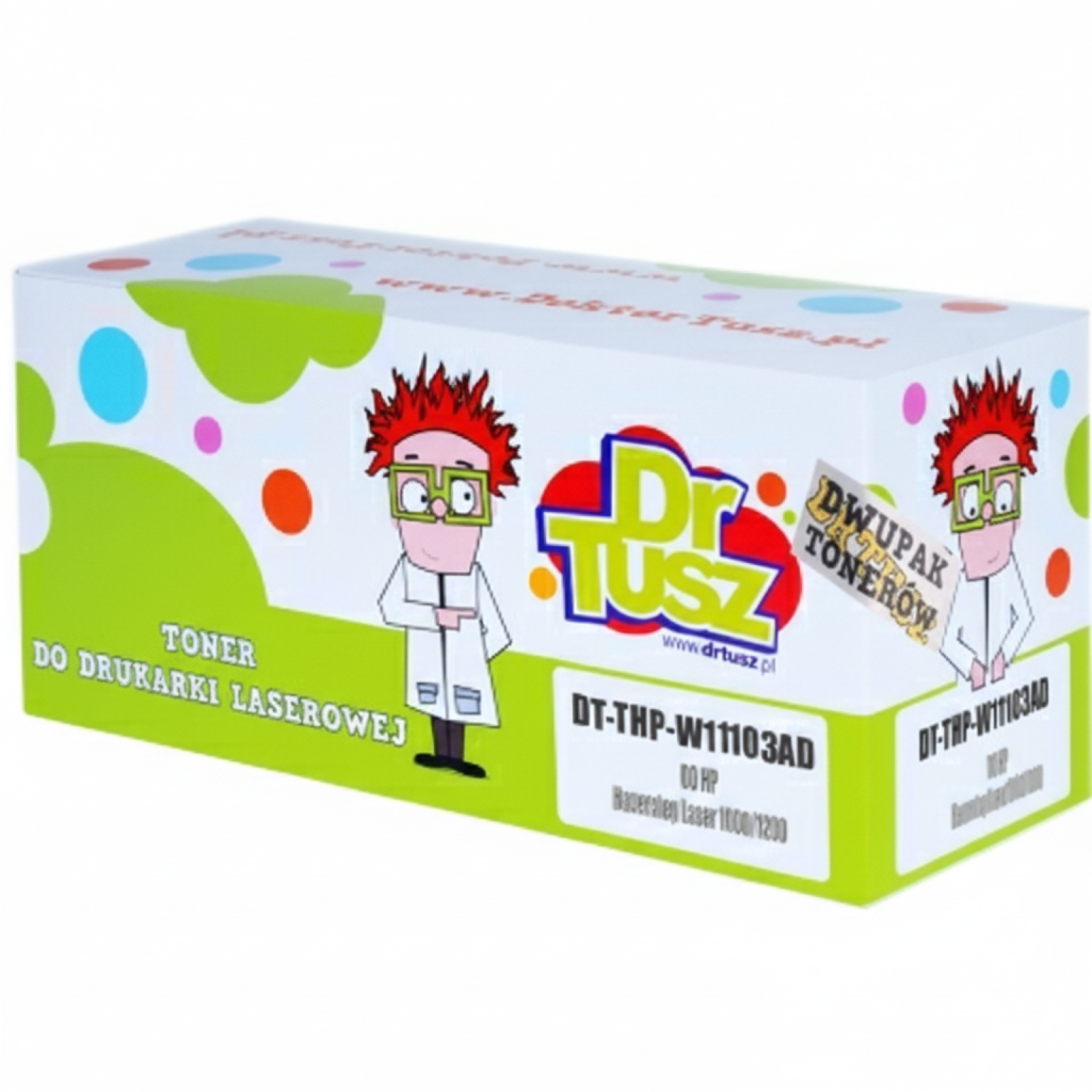 Tonery Zamienniki 103A do HP (W1103AD) (Czarne) (dwupak)