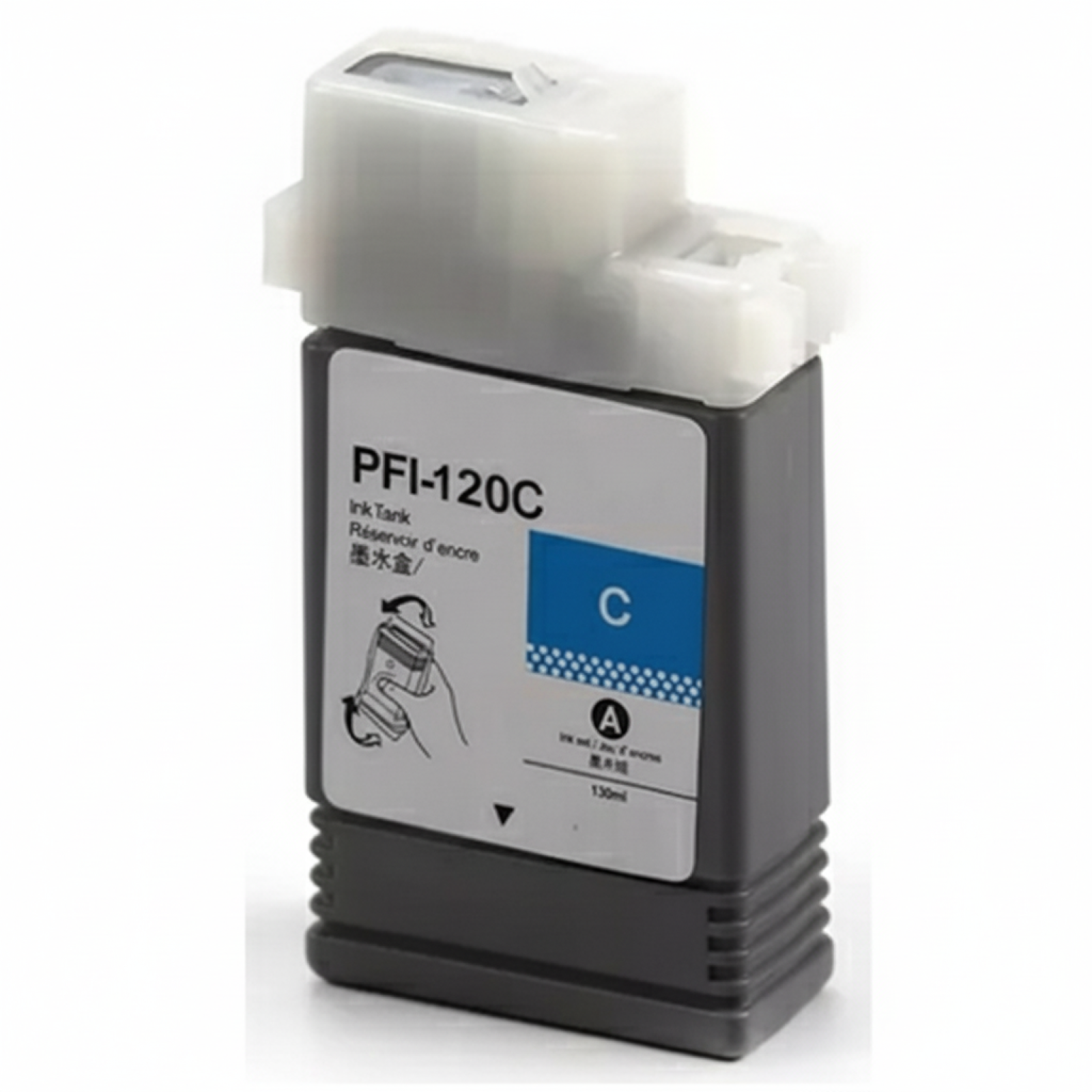 Tusz Zamiennik PFI-120C do Canon (2886C001) (Błękitny)