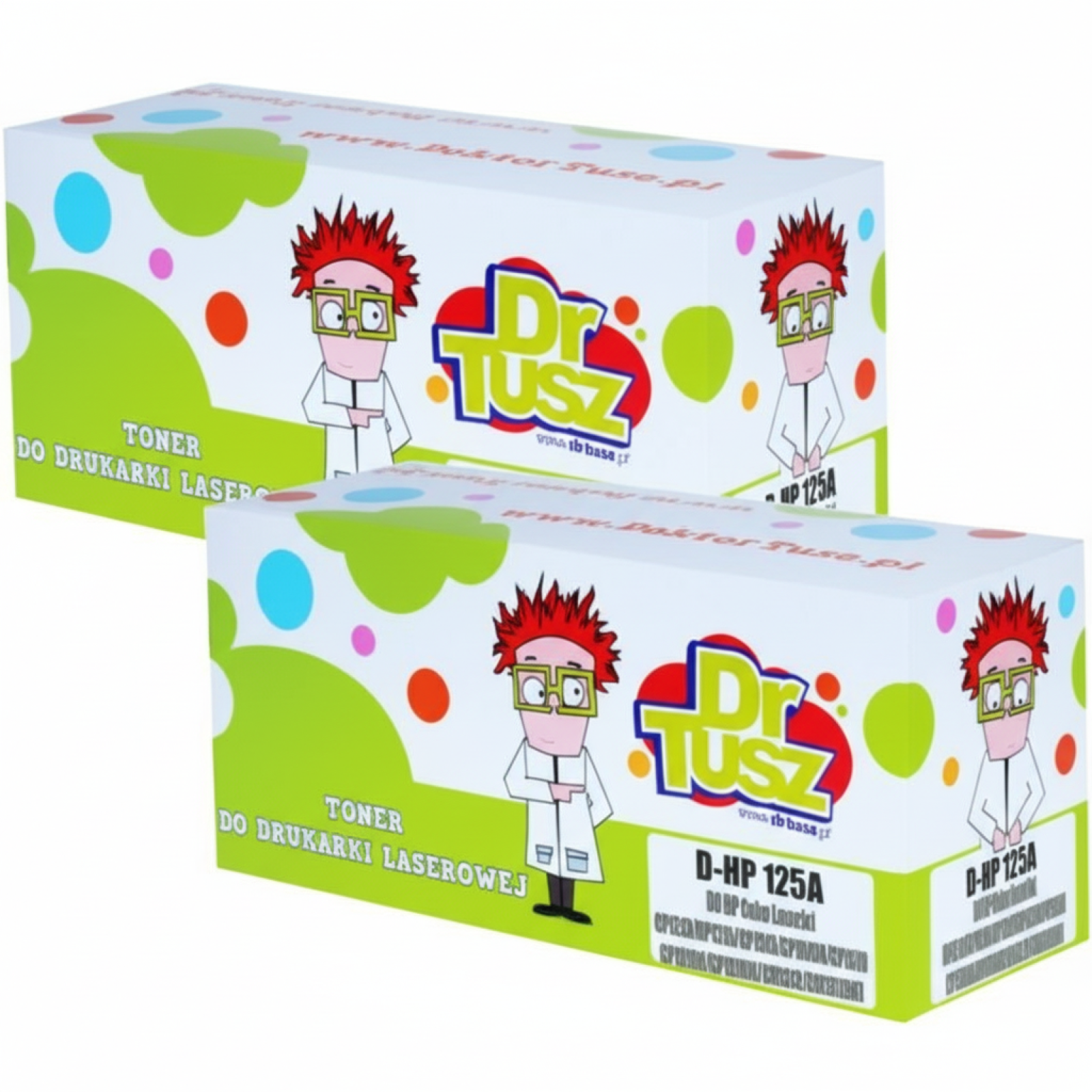 Tonery Zamienniki 125A do HP (CB540AD) (Czarne) (dwupak)