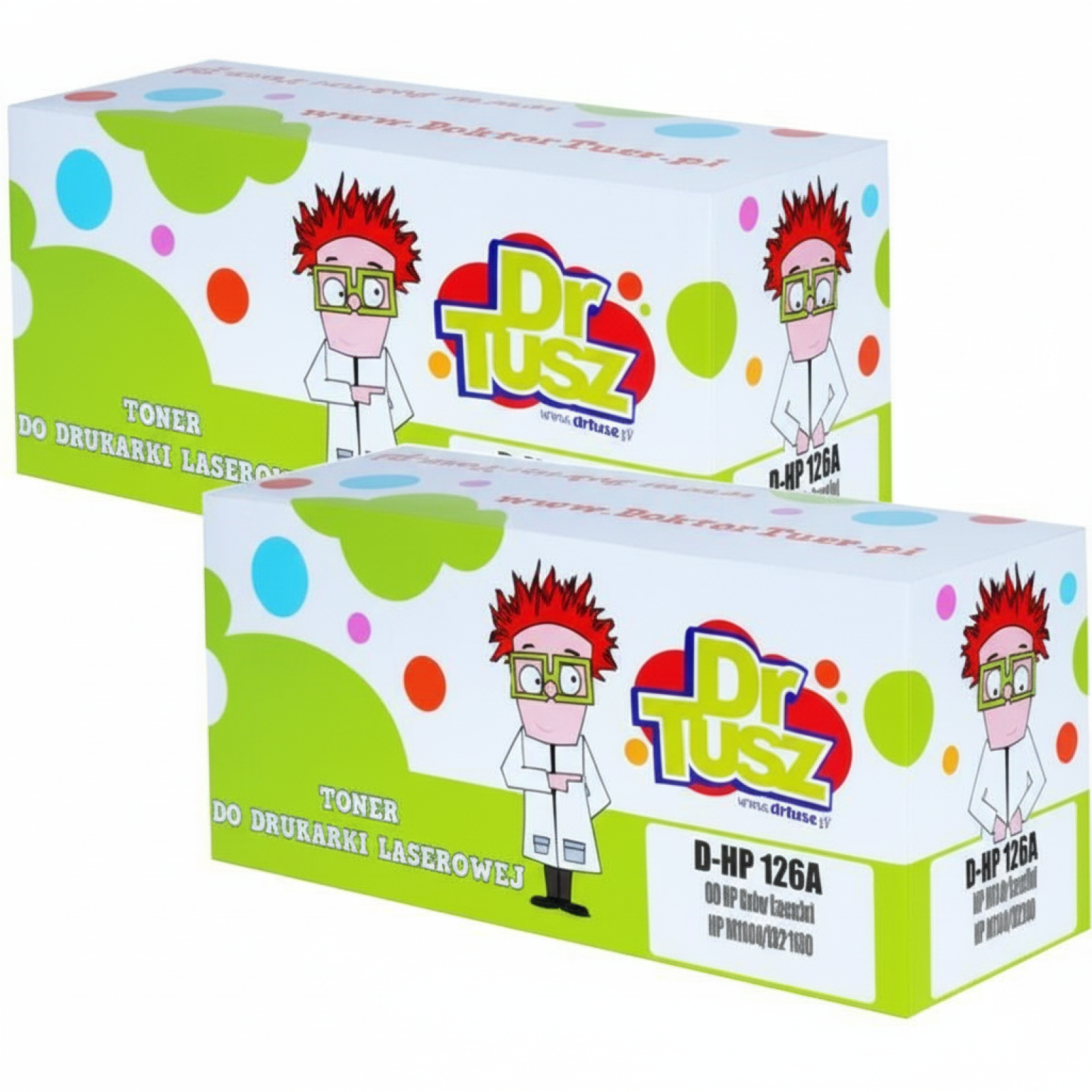 Tonery Zamienniki 126A do HP (CE310AD) (Czarne) (dwupak)