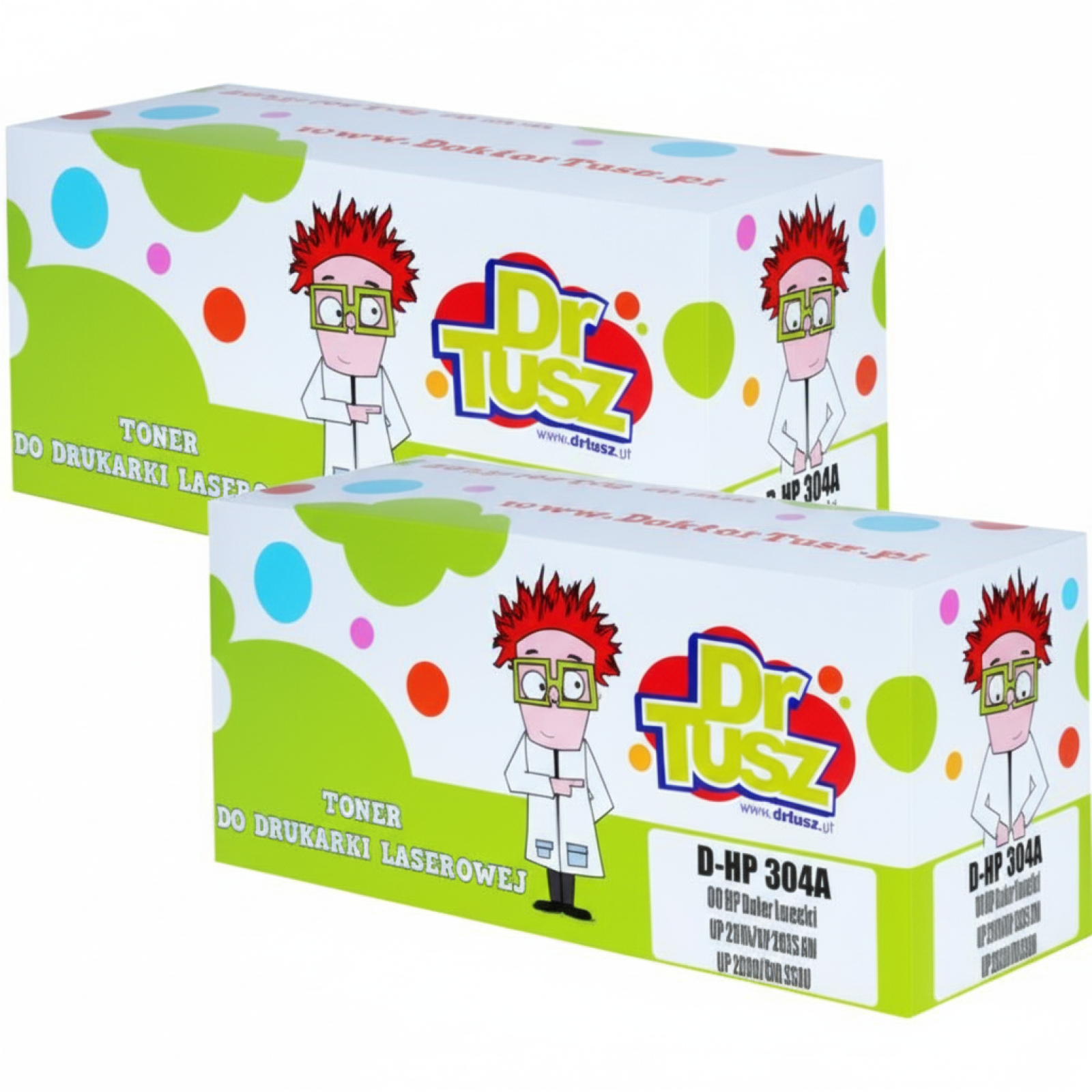 Tonery Zamienniki 304A do HP (CC530AD) (Czarne) (dwupak)