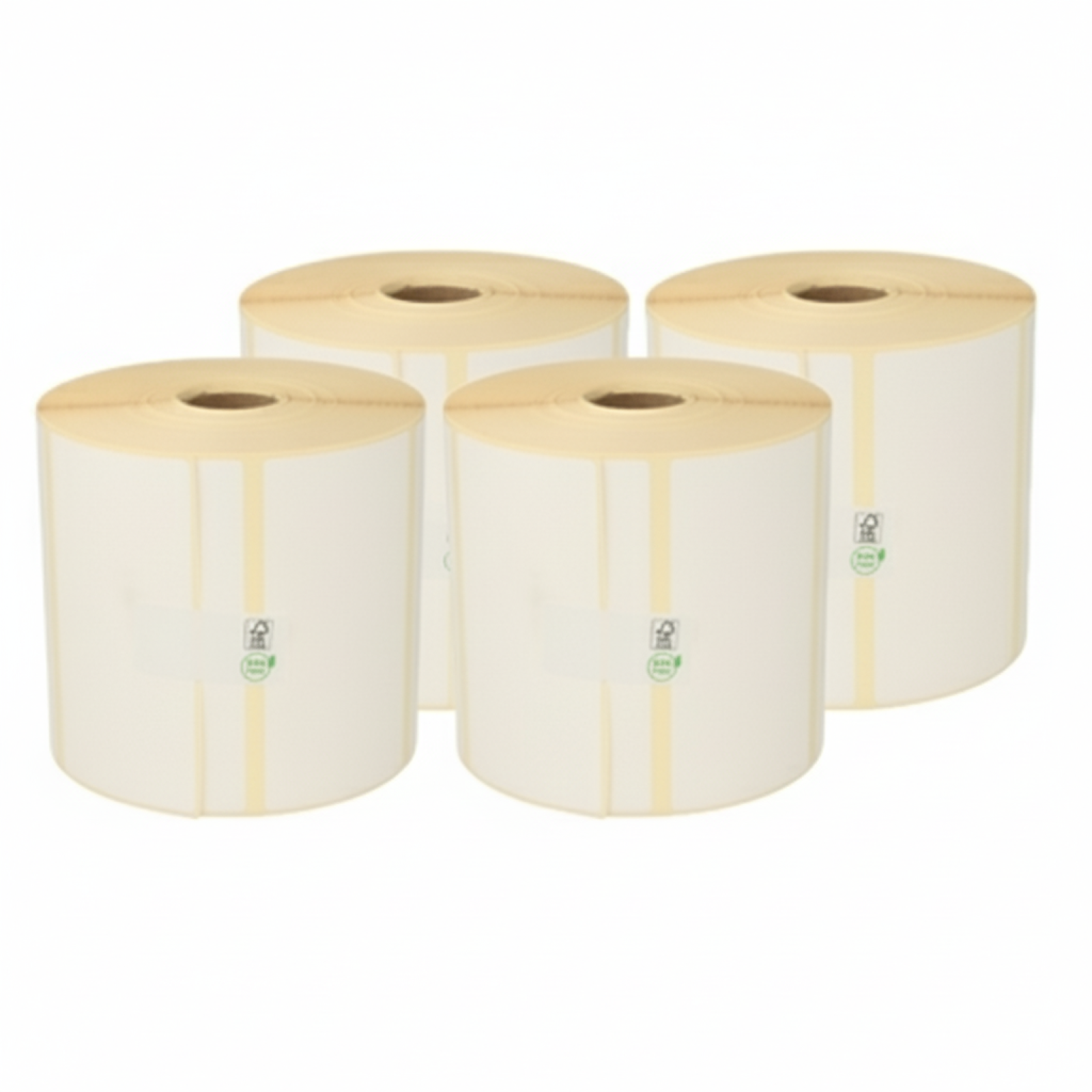 Etykiety Zamienniki 100x50 mm do Zebra (DT-EZ-8700 F) (Białe) (czteropak) (500 szt.)